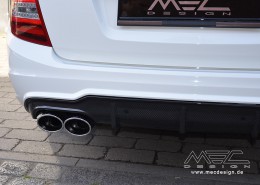 Diffuser (Facelift, only for models built from 2011) for Station Wagon/ Estate with AMG styling package and with PDC (Parktronic) and without PDC