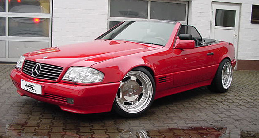 R129 Sl Class With Mecxtreme1 3 Piece Wheels Mec Design