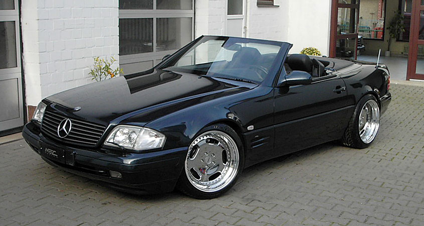 R129 SL Class with mecxtreme1 3 piece wheels - MEC Design