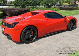 Customer from Orlando - USA with Ferrari 458 and meCCon CCd5 wheels