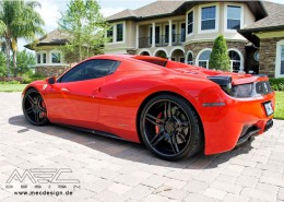 Customer from Orlando - USA with Ferrari 458 and meCCon CCd5 wheels