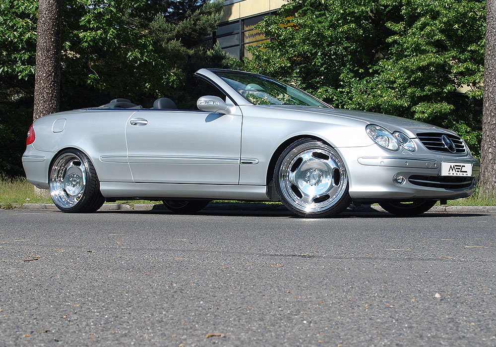 CLK320 with mecxtreme1 3 piece wheels - MEC Design
