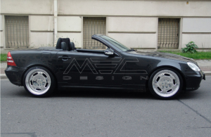 R170 SLK Roadster Mercedes Tuning AMG Bodykit Felgen Auspuff Spurverbreiterung Carbon
